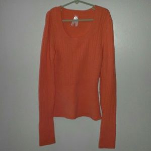 Arizona Jean Peach Sweater NWOT
